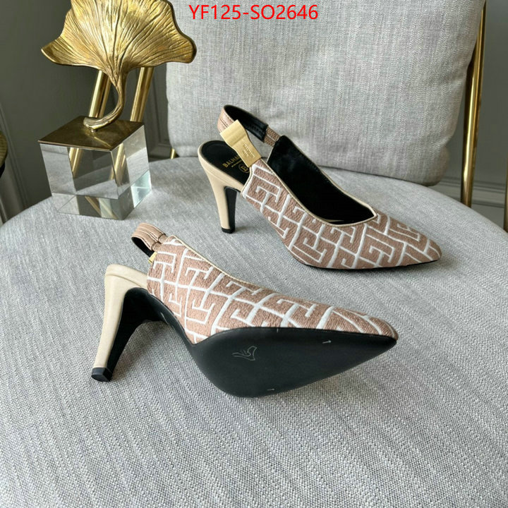 Women Shoes-Balmain,top quality designer replica , ID: SO2646,$: 125USD
