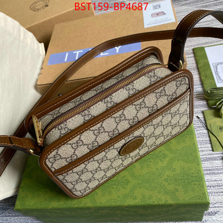 Gucci Bags(TOP)-Diagonal-,ID: BP4687,$: 159USD