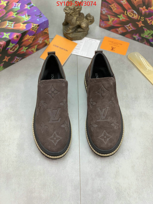 Men Shoes-LV,wholesale imitation designer replicas , ID: SW3074,$: 109USD