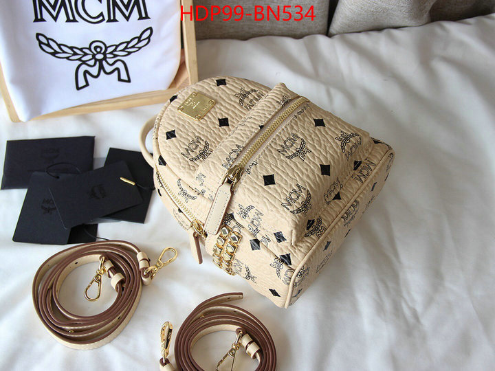 MCM Bags(TOP)-Backpack-,ID: BN534,$: 99USD