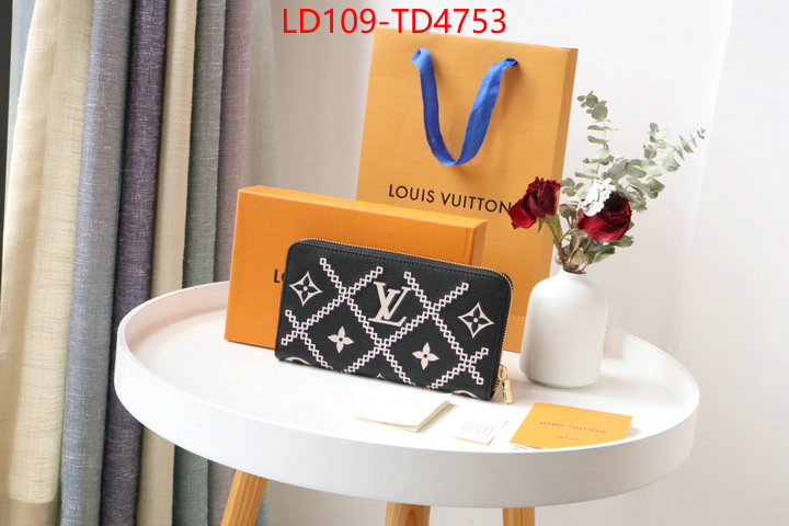 LV Bags(TOP)-Wallet,ID: TD4753,$: 109USD