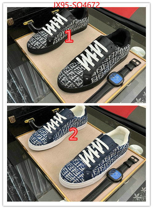 Men Shoes-Fendi,quality replica , ID: SO4672,$: 95USD