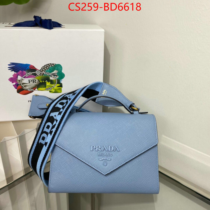 Prada Bags(TOP)-Diagonal-,ID: BD6618,$: 259USD