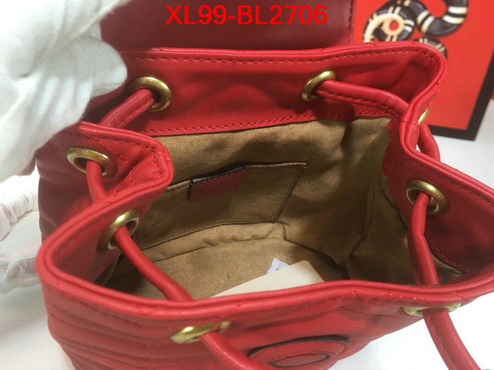 Gucci Bags(4A)-Backpack-,exclusive cheap ,ID: BL2706,$: 99USD