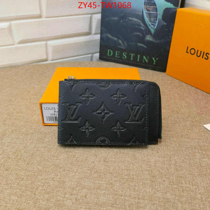 LV Bags(4A)-Wallet,best capucines replica ,ID: CW1068,$: 45USD
