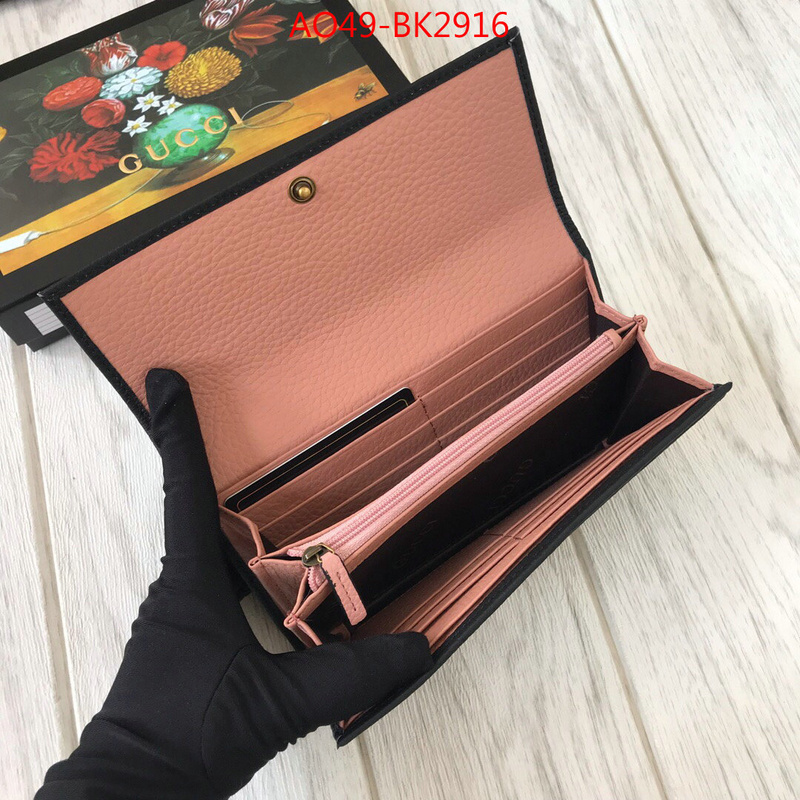 Gucci Bags(4A)-Wallet-,ID: BK2916,$:49USD