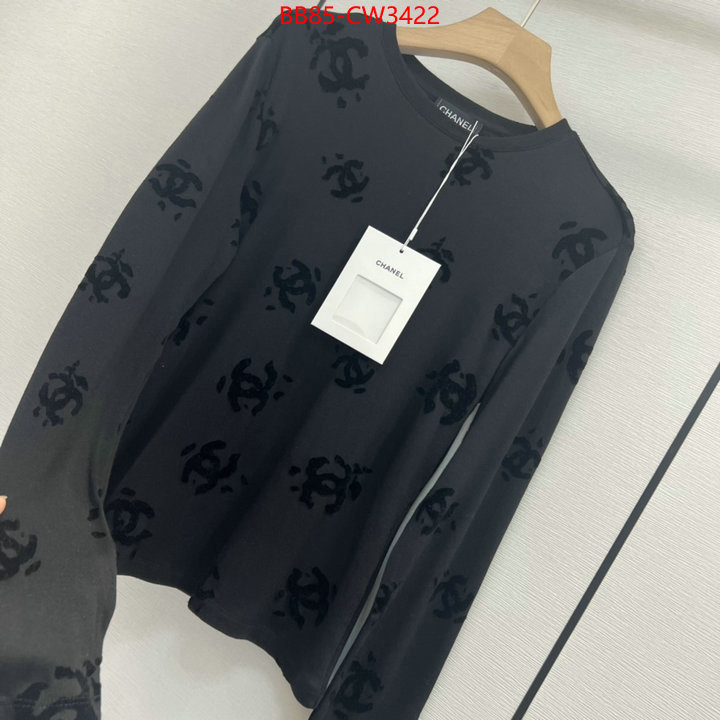 Clothing-Chanel,2023 replica wholesale cheap sales online , ID: CW3422,$: 85USD