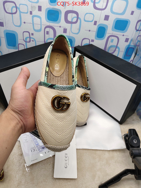 Women Shoes-Gucci,aaaaa class replica , ID: SK3869,$: 75USD