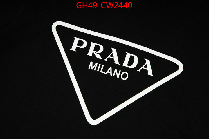 Clothing-Prada,what is aaaaa quality , ID: CW2440,$: 49USD