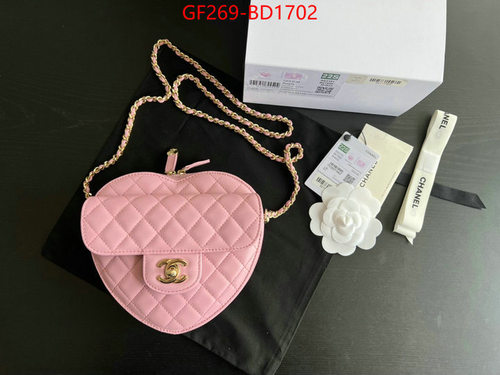 Chanel Bags(TOP)-Diagonal-,ID: BD1702,$: 269USD