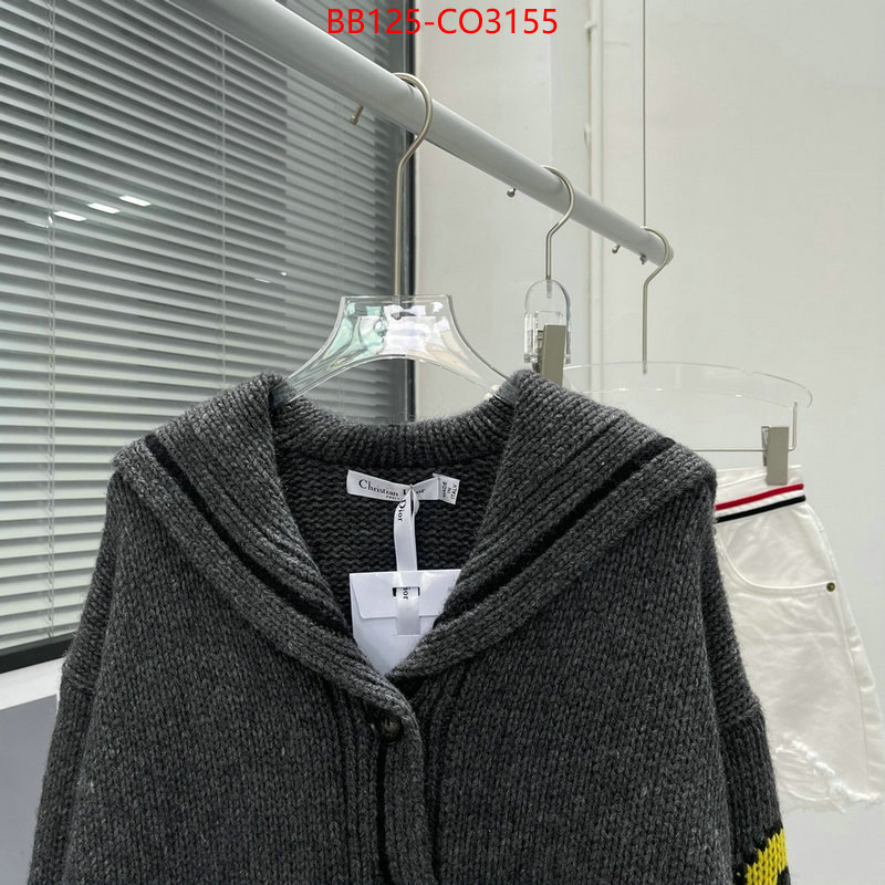 Clothing-Dior,luxury fashion replica designers , ID: CO3155,$: 125USD