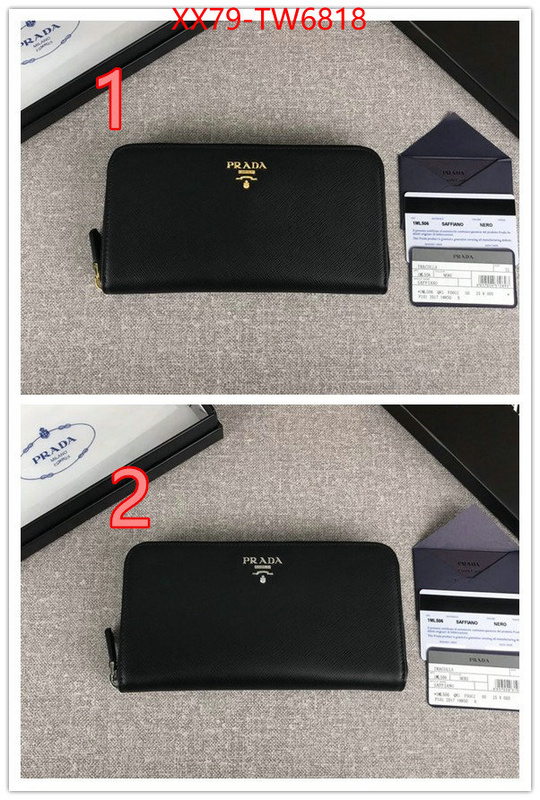 Prada Bags(TOP)-Wallet,ID: TW6818,$: 79USD
