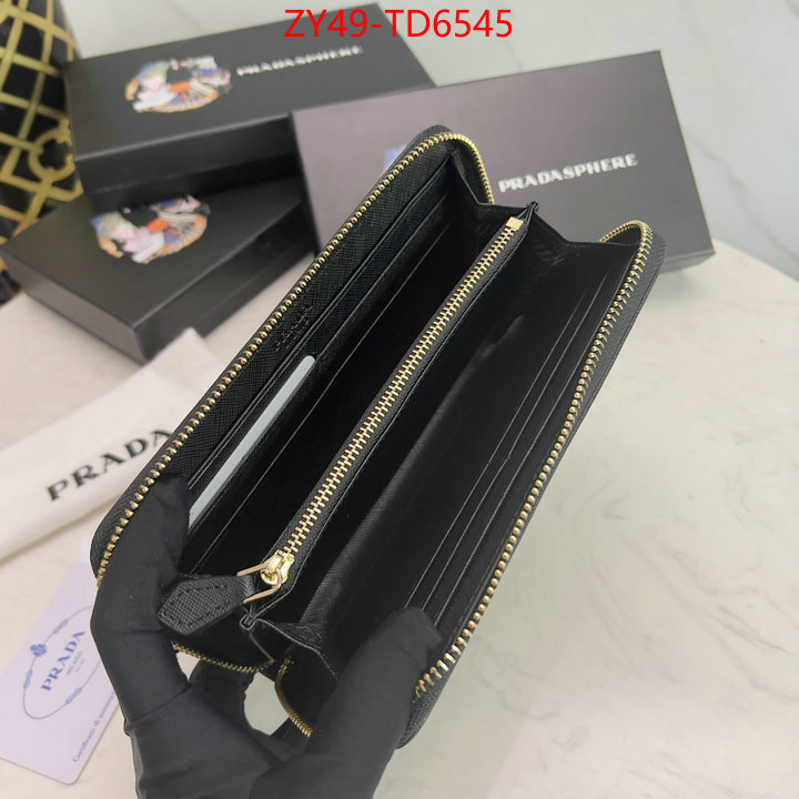 Prada Bags(4A)-Wallet,buy replica ,ID: TD6545,$: 49USD