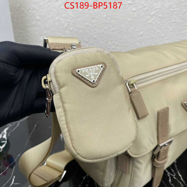 Prada Bags(TOP)-Diagonal-,ID: BP5187,$: 189USD