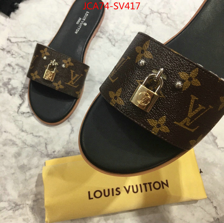 Women Shoes-LV,what 1:1 replica , ID: SV417,$:74USD