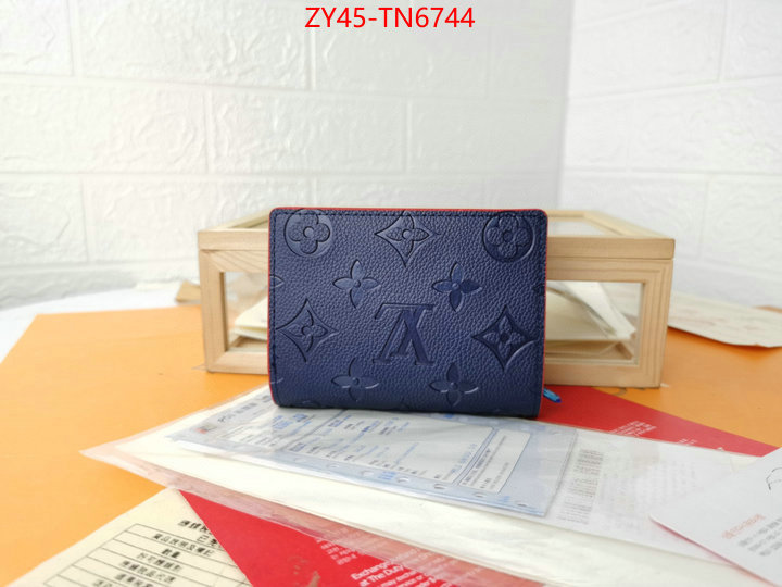 LV Bags(4A)-Wallet,ID: TN6744,$: 45USD