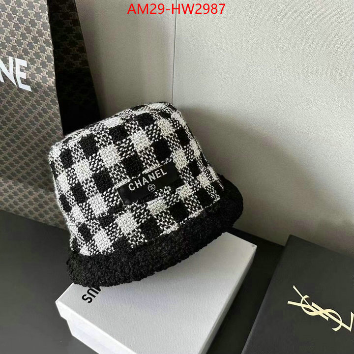 Cap (Hat)-Chanel,aaaaa class replica , ID: HW2987,$: 29USD