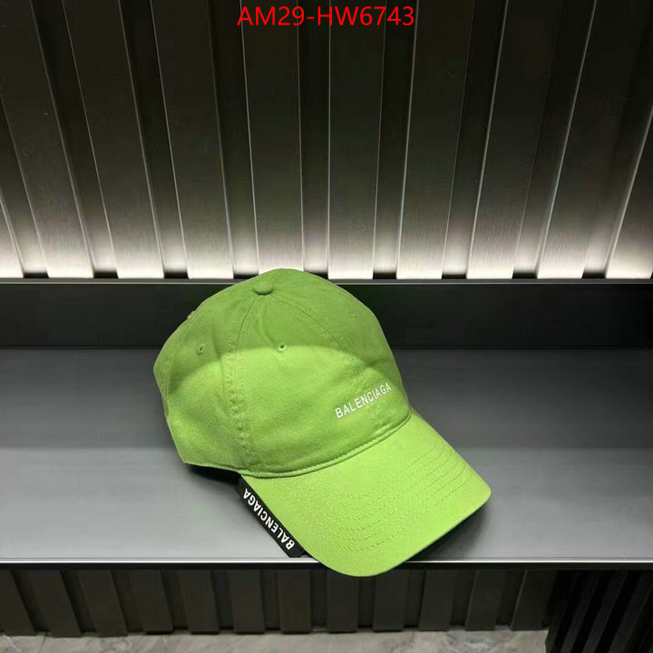 Cap (Hat)-Balenciaga,top quality fake , ID: HW6743,$: 29USD