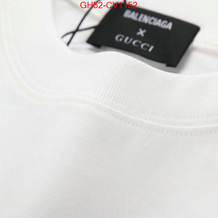 Clothing-Balenciaga,the top ultimate knockoff , ID: CV1152,$: 52USD