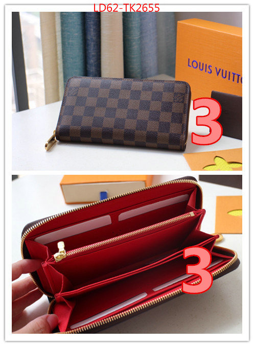 LV Bags(TOP)-Wallet,ID: TK2655,$:62USD