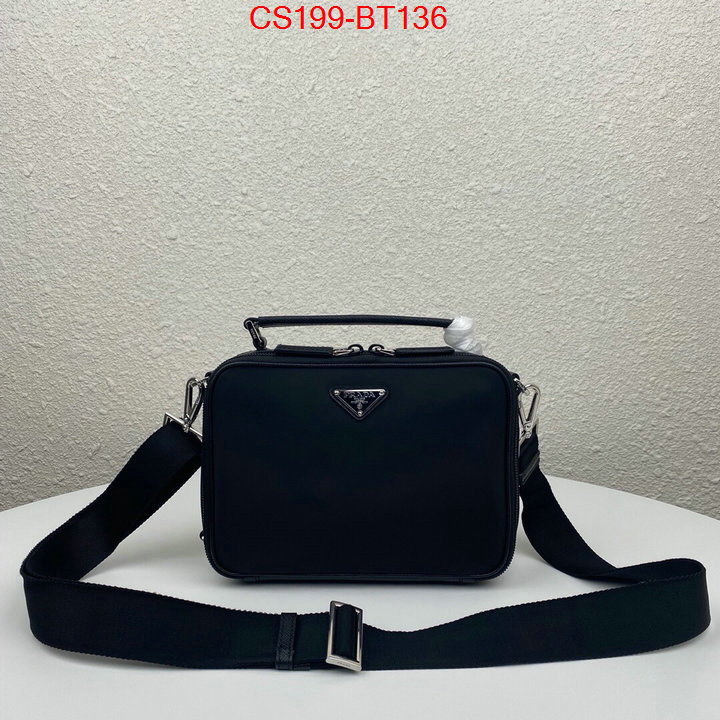 Prada Bags(TOP)-Diagonal-,ID: BT136,$: 199USD