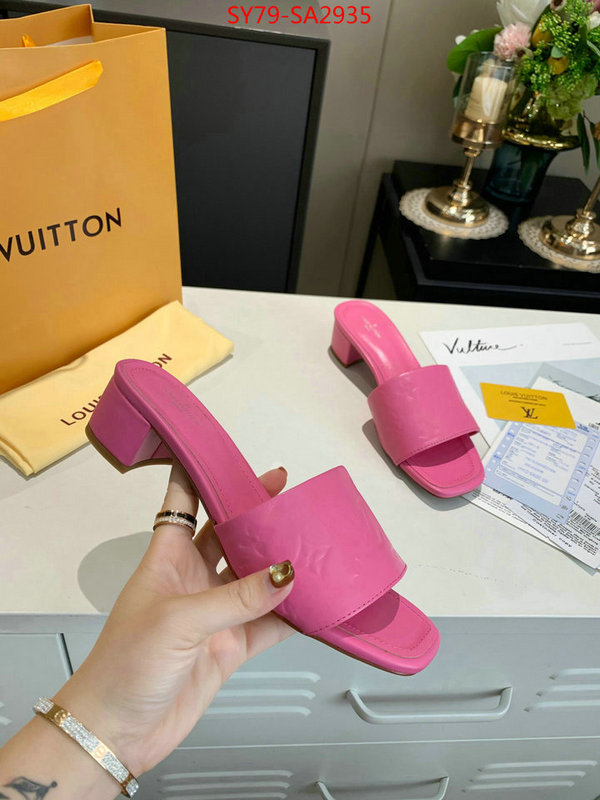 Women Shoes-LV,2023 aaaaa replica customize , ID:SA2935,$: 79USD