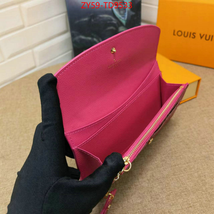 LV Bags(4A)-Wallet,online ,ID: TD9533,$: 59USD