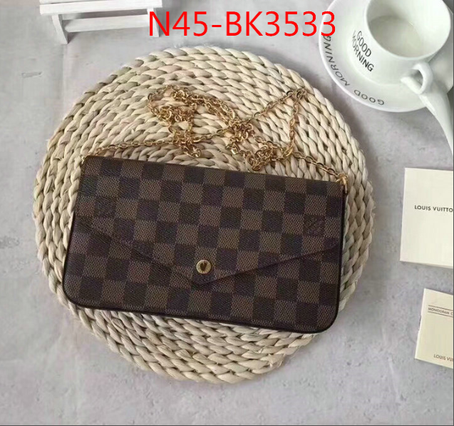 LV Bags(4A)-New Wave Multi-Pochette-,the best quality replica ,ID: BK3533,$: 45USD