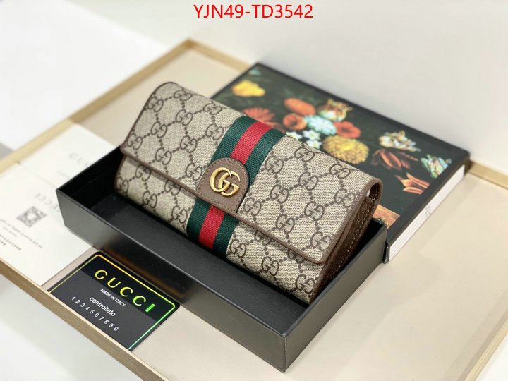 Gucci Bags(4A)-Wallet-,where should i buy to receive ,ID: TD3542,$: 49USD