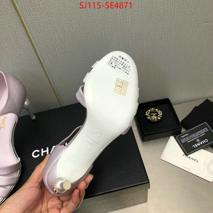 Women Shoes-Chanel,mirror copy luxury , ID: SE4871,$: 115USD