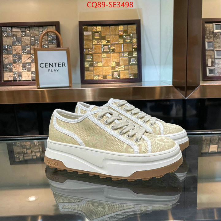 Women Shoes-Gucci,fake aaaaa , ID: SE3498,$: 89USD