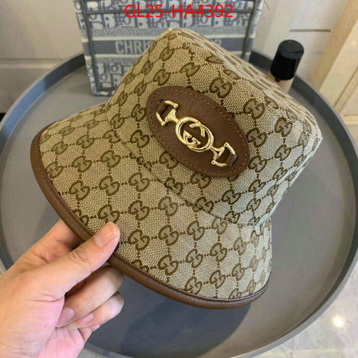 Cap (Hat)-Gucci,same as original , ID: HA4392,$: 25USD