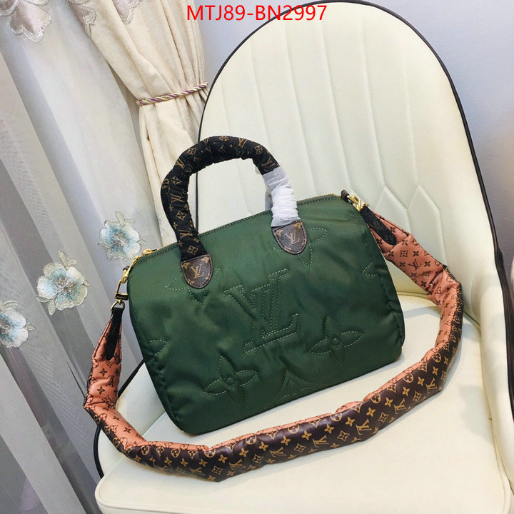 LV Bags(4A)-Speedy-,2023 replica wholesale cheap sales online ,ID: BN2997,$: 89USD