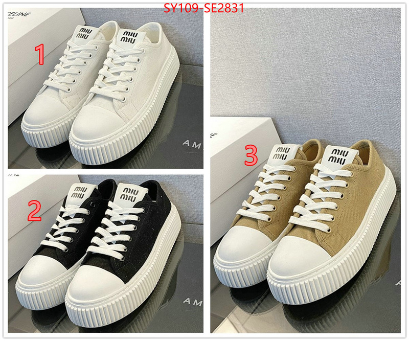 Women Shoes-Miu Miu,2023 luxury replicas , ID: SE2831,$: 109USD
