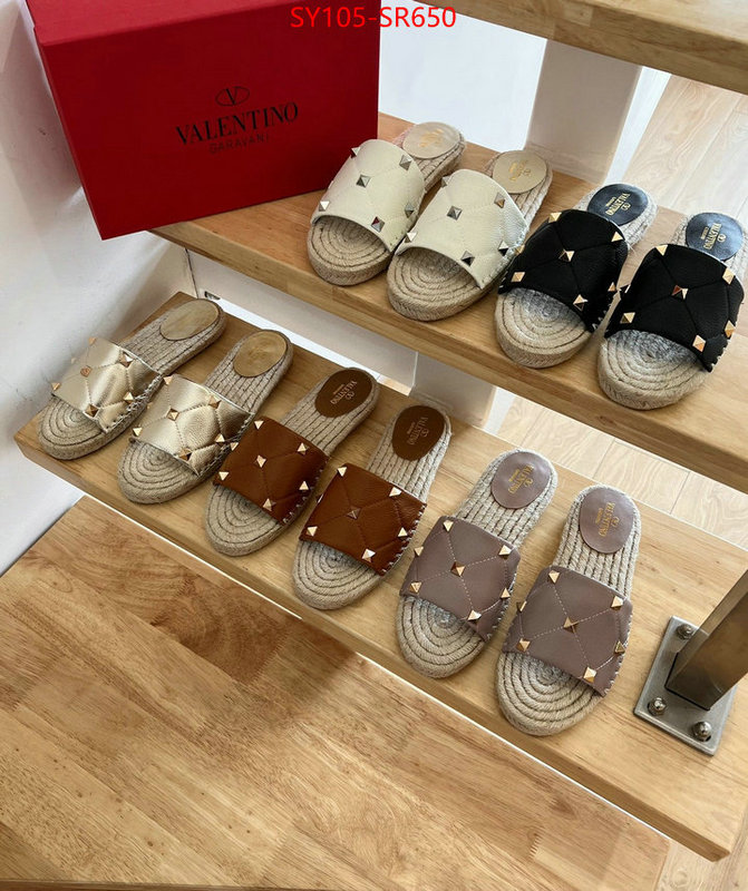 Women Shoes-Valentino,fake designer , ID: SR650,$: 105USD