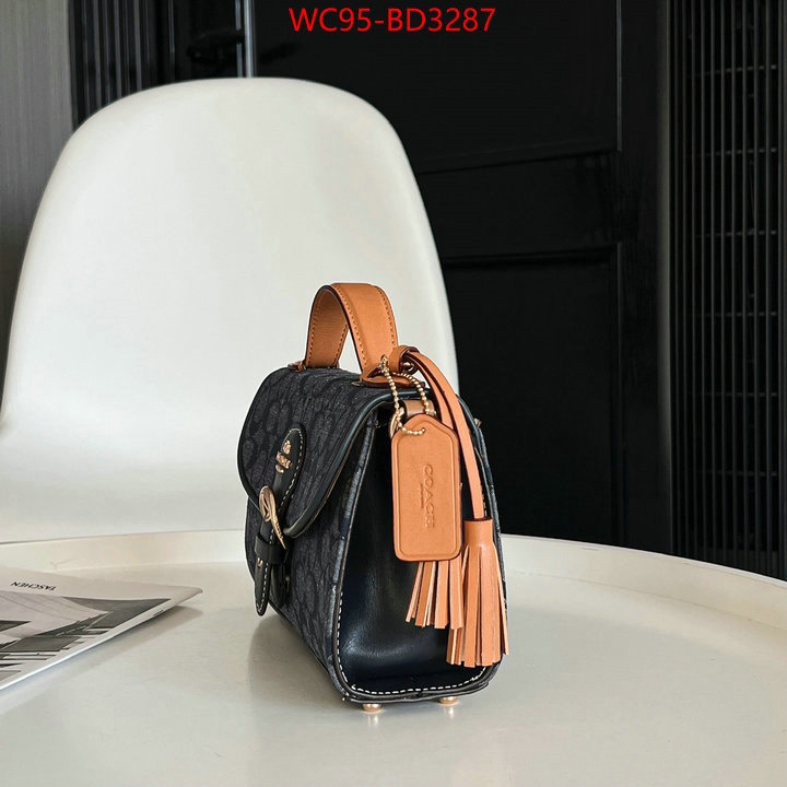 Coach Bags(4A)-Diagonal,1:1 replica wholesale ,ID: BD3287,$: 95USD