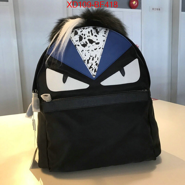 Fendi Bags(4A)-Backpack-,what is a 1:1 replica ,ID: BF418,$:109USD