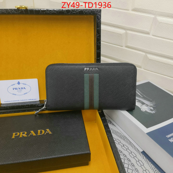 Prada Bags(4A)-Wallet,counter quality ,ID: TD1936,$: 49USD