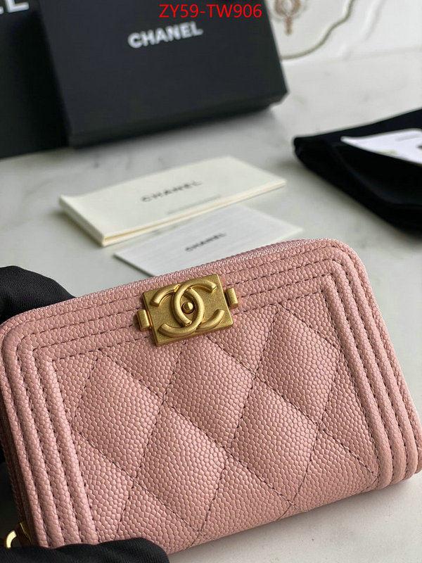 Chanel Bags(TOP)-Wallet-,ID: TW906,$: 59USD