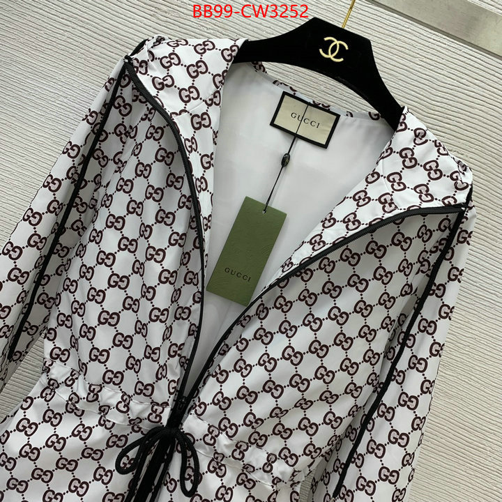 Clothing-Gucci,mirror quality , ID: CW3252,$: 99USD