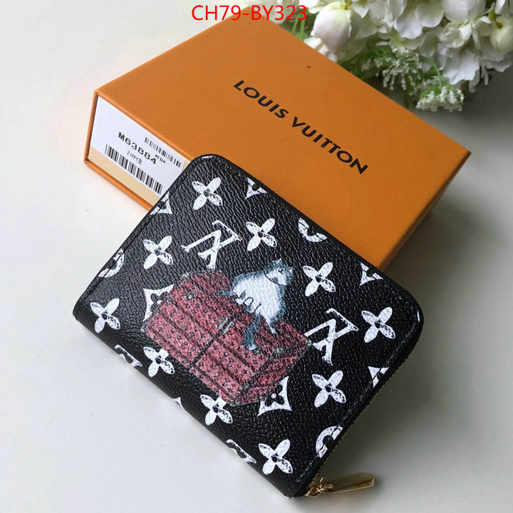 LV Bags(TOP)-Wallet,ID: BY323,$:79USD