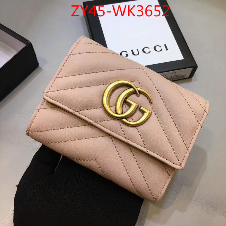 Gucci Bags(4A)-Wallet-,ID: WK3652,$:45USD