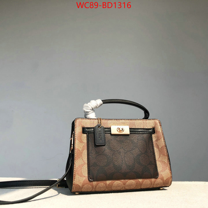 Coach Bags(4A)-Diagonal,best wholesale replica ,ID: BD1316,$: 89USD