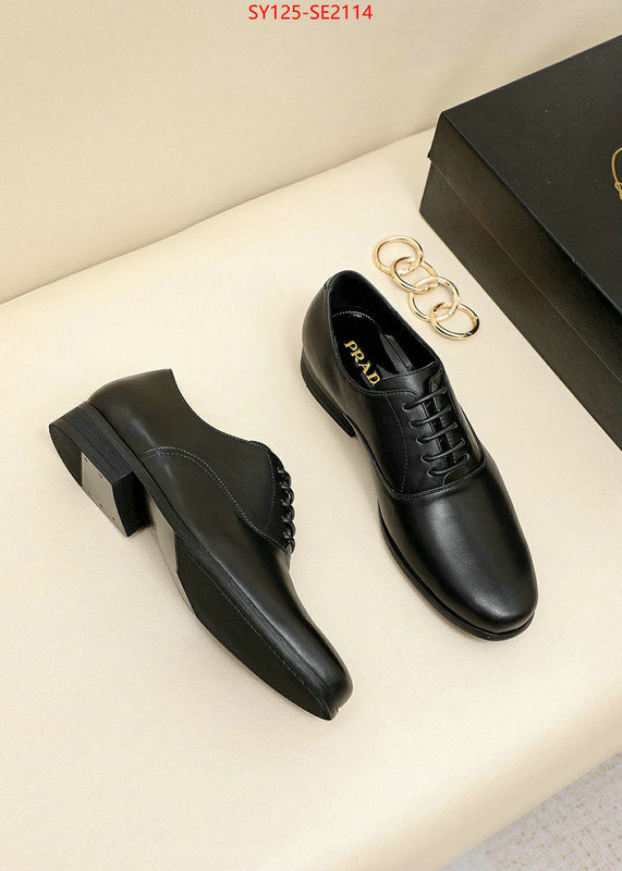 Men Shoes-Prada,aaaaa+ replica designer , ID: SE2114,$: 125USD