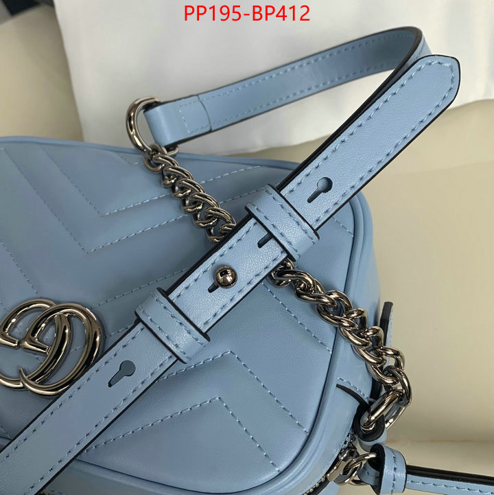 Gucci Bags(TOP)-Marmont,ID: BP412,$:195USD