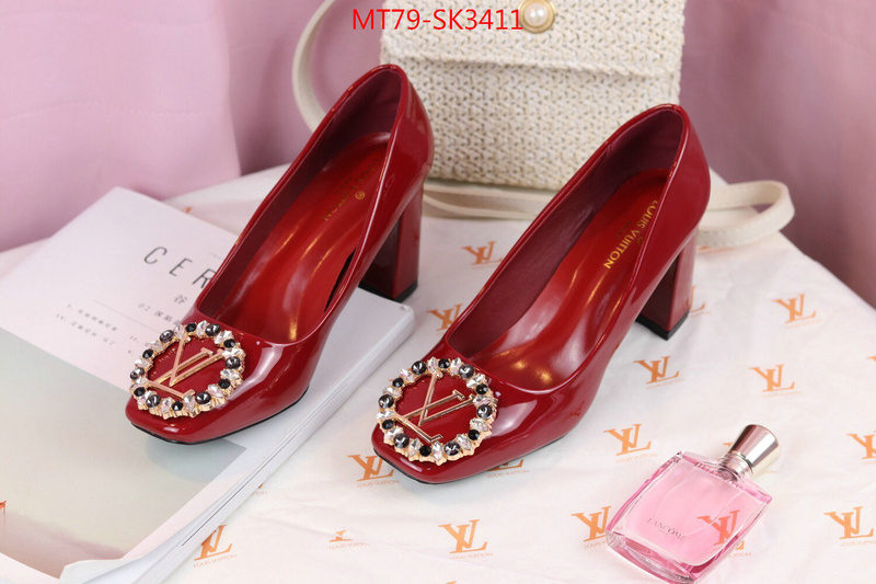 Women Shoes-LV,counter quality , ID: SK3411,$:79USD