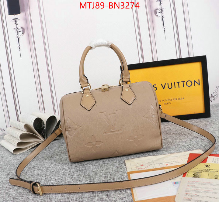 LV Bags(4A)-Speedy-,high quality happy copy ,ID: BN3274,$: 89USD