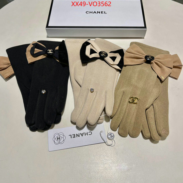 Gloves-Chanel,wholesale sale , ID: VO3562,$: 49USD