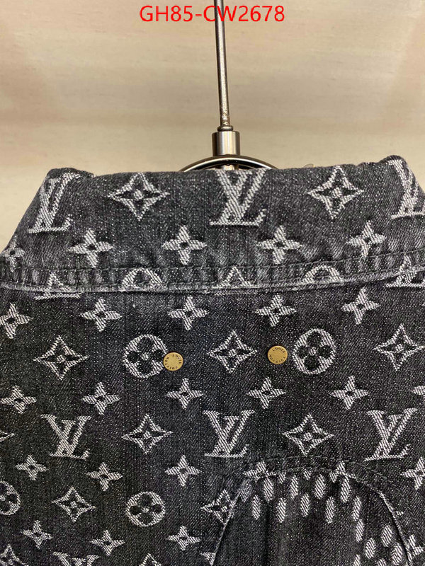 Clothing-LV,replica 1:1 high quality , ID: CW2678,$: 85USD