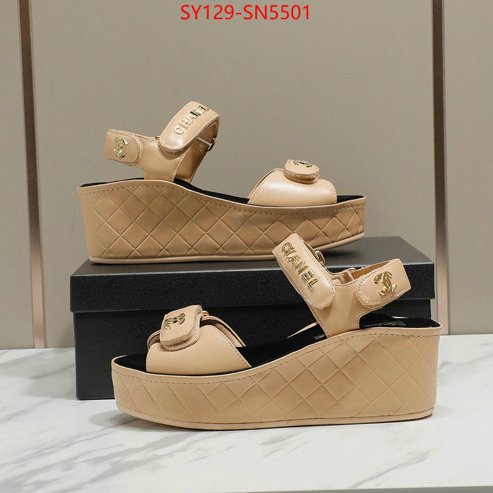 Women Shoes-Chanel,1:1 replica wholesale , ID: SN5501,$: 129USD